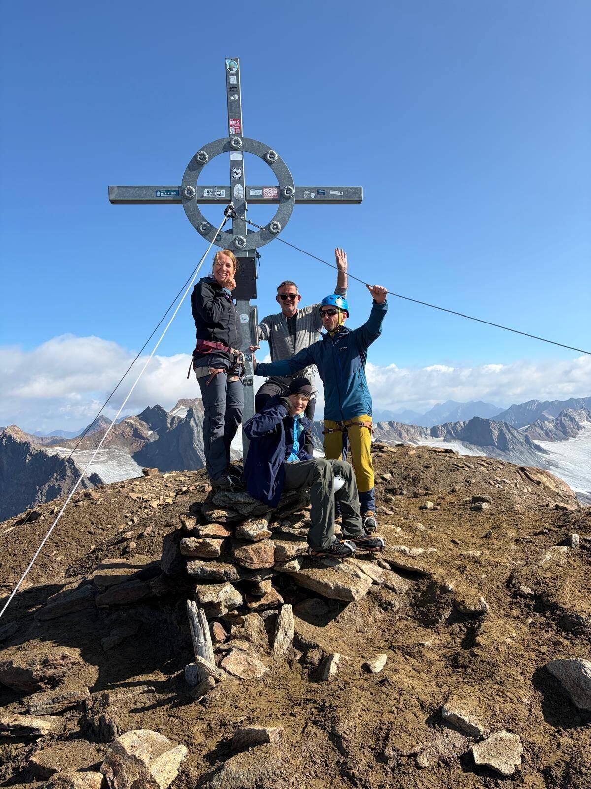 Gipfel Fluchtkogel 3.494 m