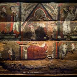 Altar front from the Dale Church (built c. 1250); altar front estimated from before 1300.
