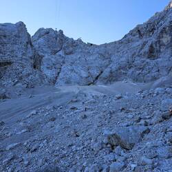 Auf dem Weg zum Klettersteig