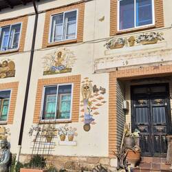 Prachtig beschilderd huis