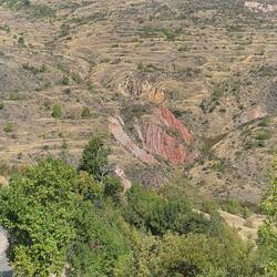 Ook hier verkleuring in het landschap.