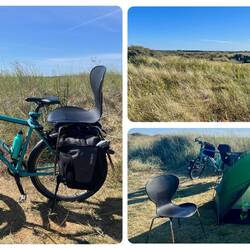 Glamping in den Dünen.