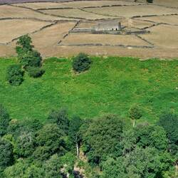 View over to Abneylow Barn