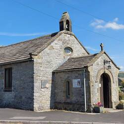 Foolow; St Hugh's Church (formerly an old smithy)
