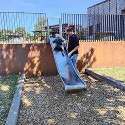 Dirch loves a slide