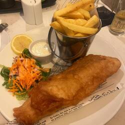 Le célèbre fish and chips