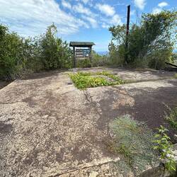 The previous location of 1 of 3 US Army radar stations