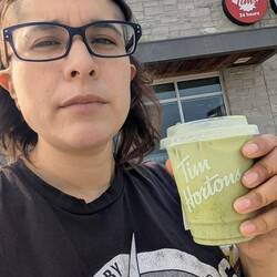 Obligatory sleepy Tim Horton's stop