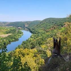 Der Blick nach Bad Münster.