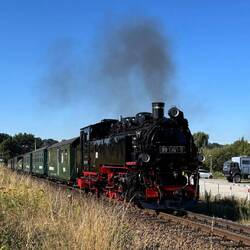 Lößnitzgrundbahn direkt beim WoMo