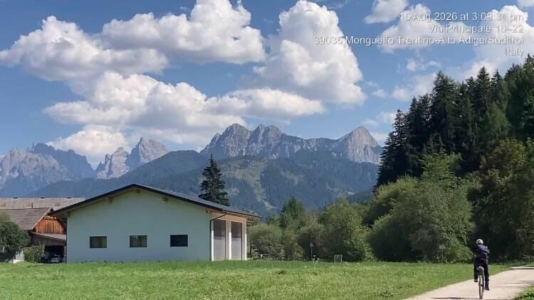 First view of Dolomite Peaks.