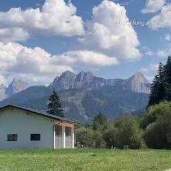 First view of Dolomite Peaks.