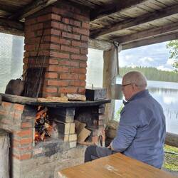 Endlich Feuer machen.