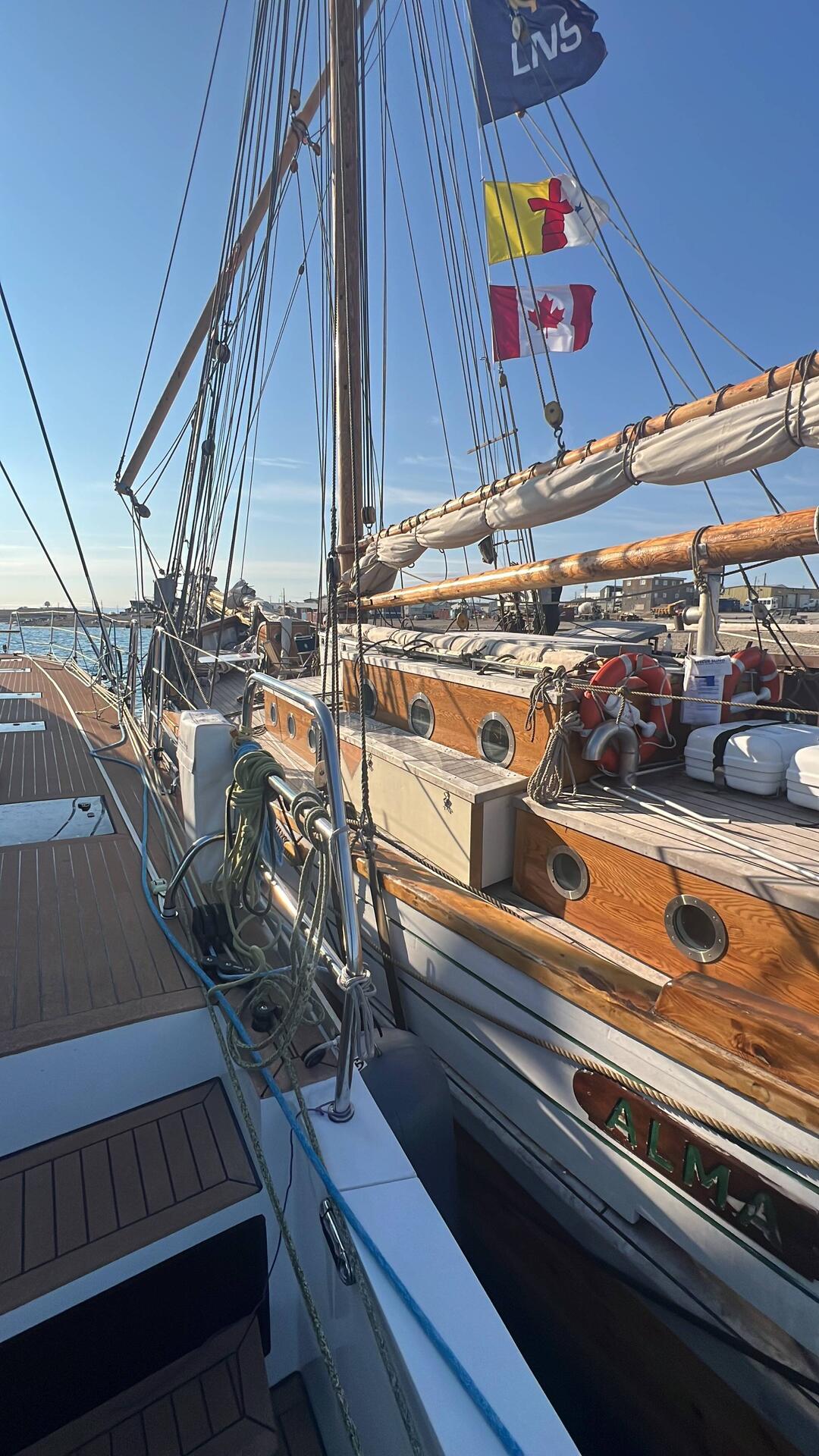 Alongside Alma.