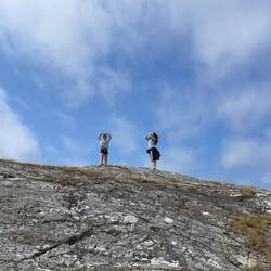 Twins on top of the world