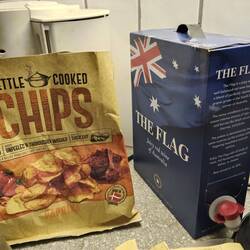 Danish chips and Aussie cask wine