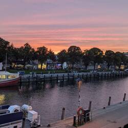 Warnemünde by night