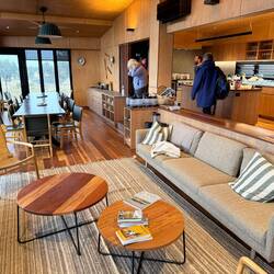 Camp 2 kitchen and dining area. A bit more luxurious than Camp 1