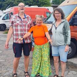 Abschied von Hartwig und Ruth aus Hamburg
