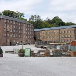 Cromford Mill; the world's first water-powered cotton spinning mill