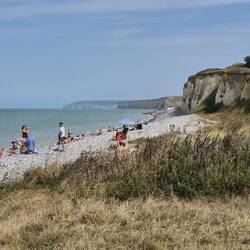 In Saint Aubain sur Mer.
