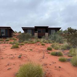 Front view of our accommodation, we were in the room on the right