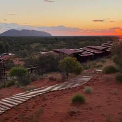 Clouds have finally broken up and we could get some light on Uluru and Kata Tjuta