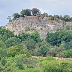 View towards the disused Dale Quarry near Wirksworth
