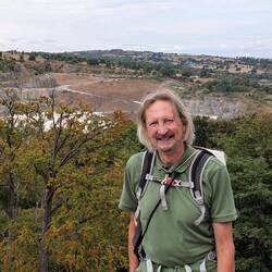 View of disused quarry close to Black Rock