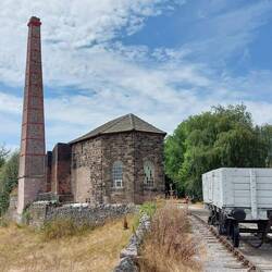 Middleton Top Engine House; this used to haul trains up the 1 in 8 Incline