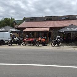 Nach der Kaffeepause gings wieder auf den Mopeds los.