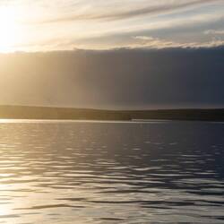 Arriving in the anchorage of Summers Harbor.
