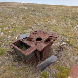 The land is scattered with remains.