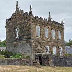 The Old Grammar School (Georgian Gothic, 1827), now two private dwellings
