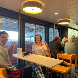 On the boat
