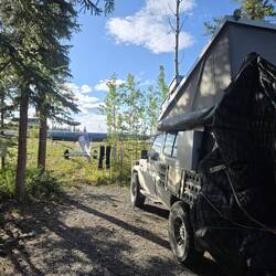 Tag zuvor - Campground in Tok