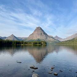 ein erster imposanter Eindruck aus dem Glacier-Nationalpark