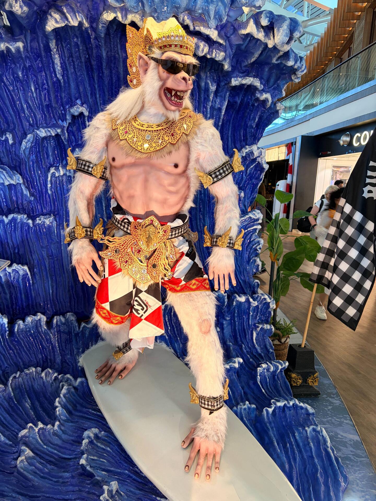 Surfing Hanuman