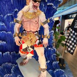 Surfing Hanuman