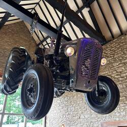 Hanging tractor at The Farmers Dog