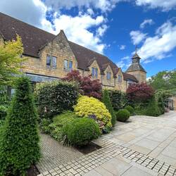 Lush gardens