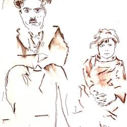 Chaplin and The Kid