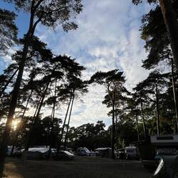Abends auf dem Campingplatz