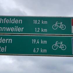 Der Bahnradweg ist erreicht.