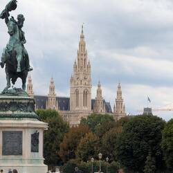 Vienna City Hall: iconic 19th-century Gothic Revival building and seat of Vienna's government.