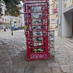 An actual working phone booth.