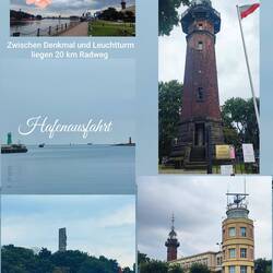Luftlinie ca 500 m, mit dem Fahrrad 20 km