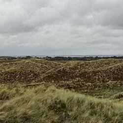 Across the dunes to the fjord