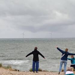 A random family being windmills