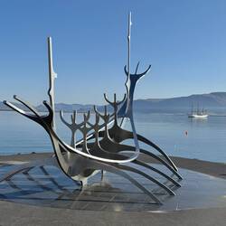 Reykjavik - "Sunvoyager", einem Wikingerschiff nachempfunden